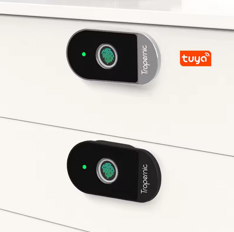 Keyless Electric Fingerprint Cabinet Drawer Lock RFID 13.56MHz IC Cabinet Lock Unlock Intelligent Keyless Sensor Lock Easy To In